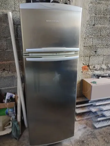 Geladeira Brastemp Frost Free inox