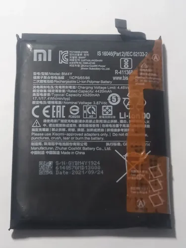 Bateria celular xiaomi ( BM4Y) poco F3, redmi K40 pro  4520mah original 