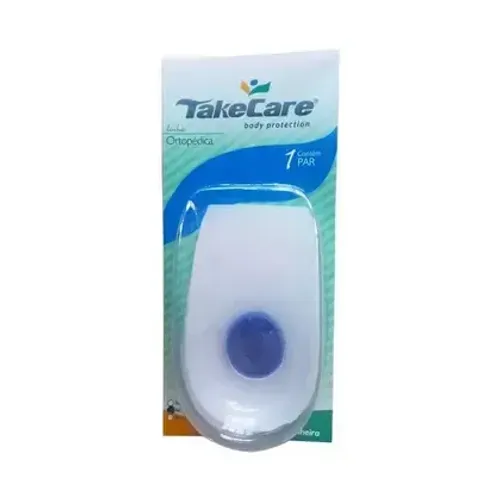 Calcanheira de Silicone para Esporão com Ponto Azul para Mais Conforto- NOVA LACRADA