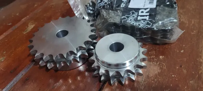 Kit de transmissão de corrente para kart, triciculos ou buggy