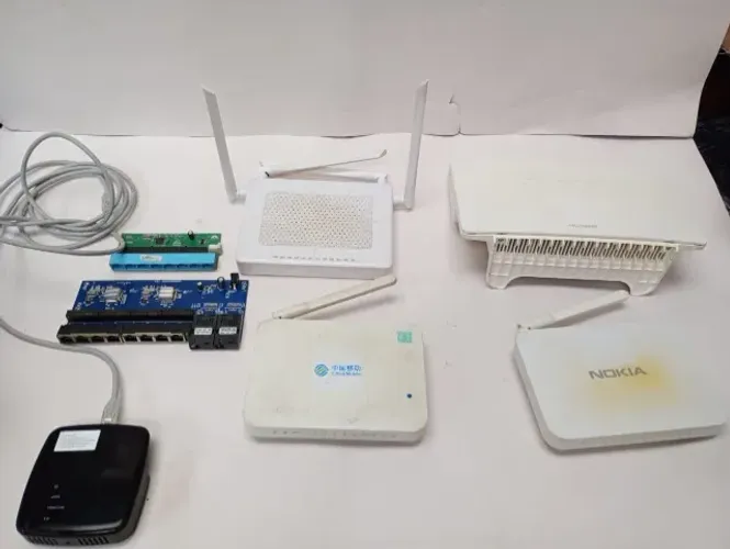 Lote 5 Roteadores Modem Huawei Nokia 2 Placas Rede