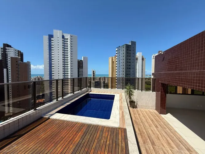 Cobertura com 4 dormitórios à venda, 220 m² por R$ 1.900.000,00 - Miramar - João Pessoa/PB