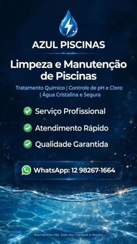 Limpeza e manutenção de piscinas