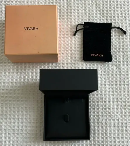 caixa vivara - caixa presente + caixa jóia + mini bag joia