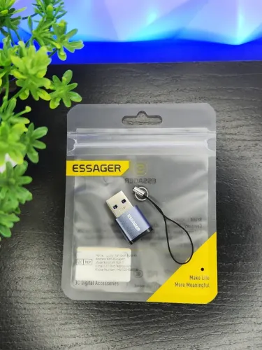 Adaptador Essager USB-A Para Tipo-C 3.0 Original