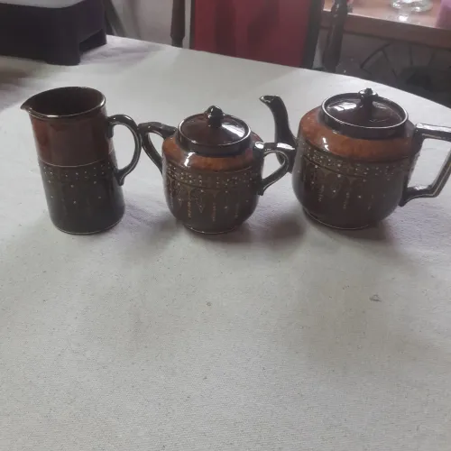Trio para café porcelana inglesa