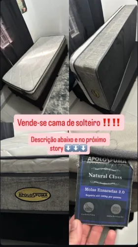 CAMA SOLTEIRO+BOX