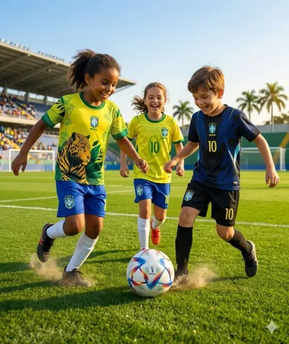 Conjunto infantil do Brasil