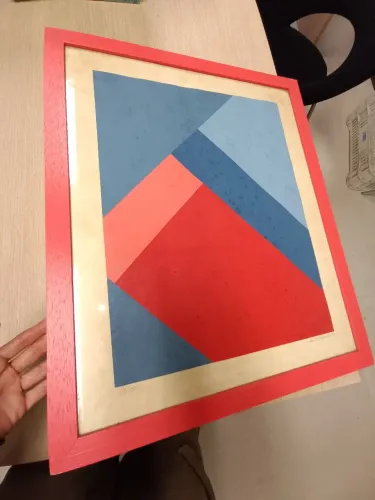 Quadro antigo Decoração 70x60cm