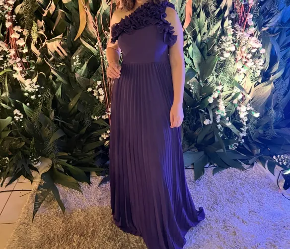 Vestido Longo Roxo de Festa