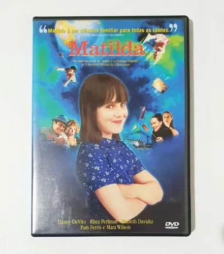 DVD MATILDA 100% ORIGINAL COLUMBIA TRISTAR DANNY DE VITO IMPECÁVEL COMPLETO PURA RARIDADE