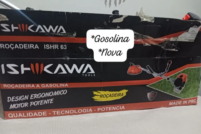 Roçadeira a gasolina nova