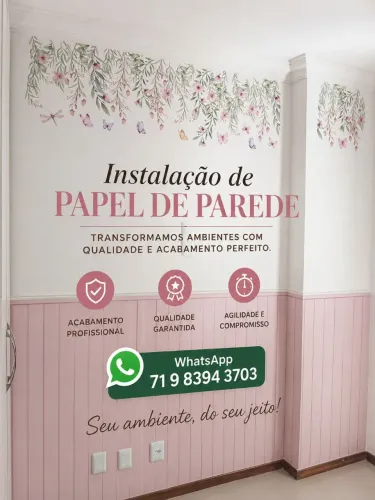 Instalador Papel de Parede em Geral