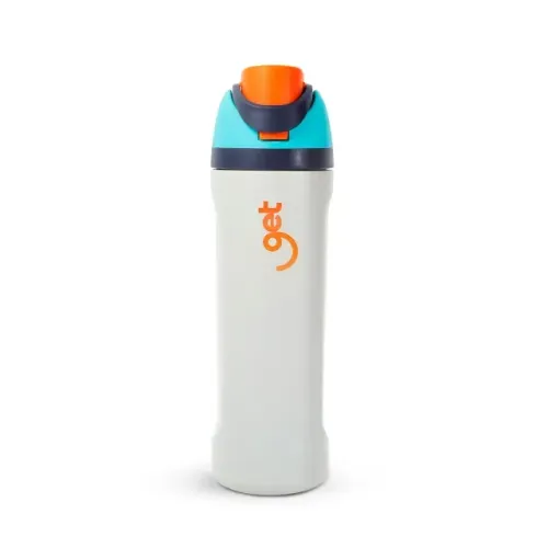 Garrafa Térmica Inox Get Wai 710ml Off White Bebidas geladas por até 24 horas- WZetta