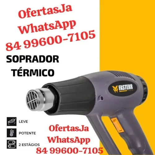 Soprador Térmico 2000W com 2 Estágios 350°C e 550°C - Profissional