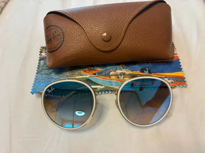 Óculos Ray-ban de sol round double bridge
