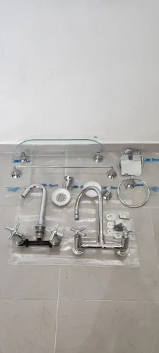 Kit completo para banheiro da marca Deca mais misturador para cozinha