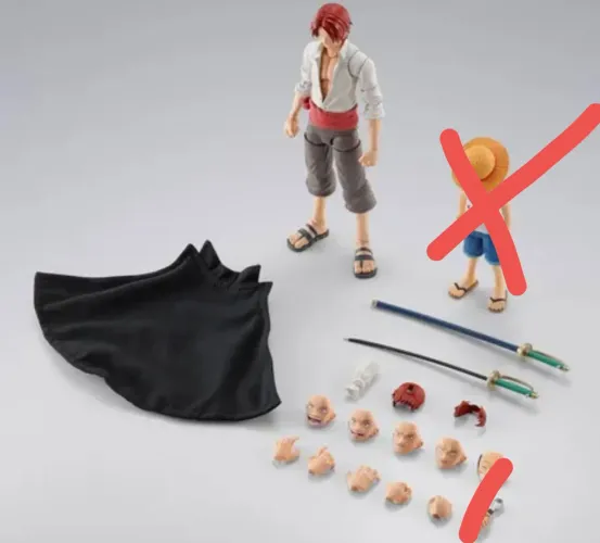 Sh Figuarts Shanks + ace incompletos