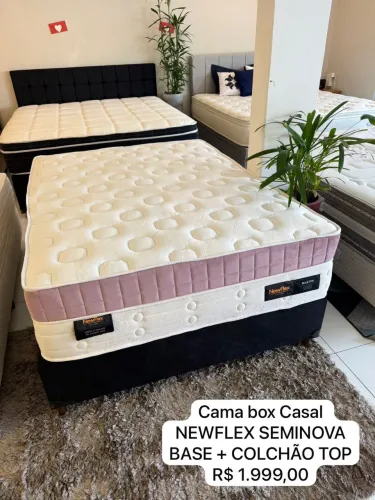 Colchão de Casal NEWFLEX TOP SEMINOVO - entrego!