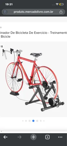 Aparelho de treino bicicleta