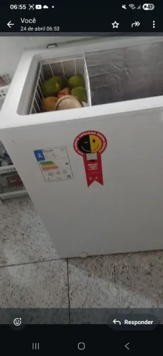 Freezer  refrigerador novo 
