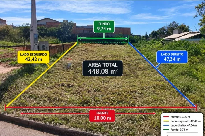 TERRENO Á VENDA 448m2 NO BAIRRO PARQUE REAL II EM MOGI MIRIM, POR R$ 150.000,00 JÁ INSTALA