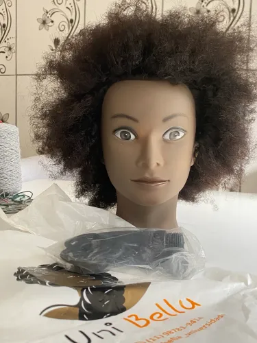 Cabeça de boneca para tranças 