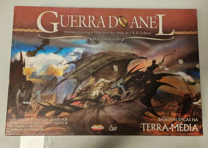 Jogo de Tabuleiro Guerra do Anel, Ares Games, Devir editora, em português. 