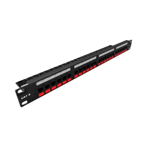 Patch Panel Gigalan Cat6 24 Portas Furukawa T568A/B FU24C6G
