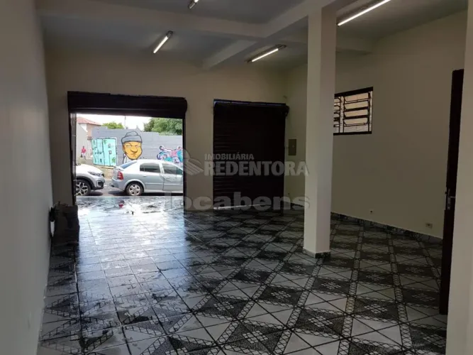 Salão Comercial e Casa no fundo Jardim Antunes