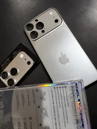 Kit Pelicula e Módulo Tranformação Iphone 15 Pro Max em 17 Pro Max NOVO