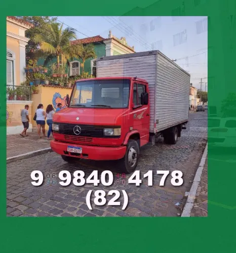 frete com ajudantes em Maceió! serviço rápido e seguro para sua mudança! ligar: 80 9 9*8=4