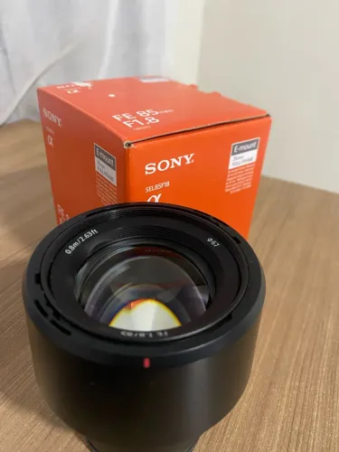 Lente Sony 85mm 1.8 FE