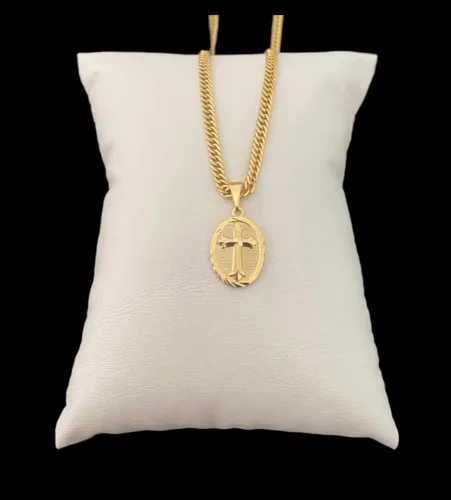 Corrente 18K Banhada a ouro ! + Pingente 