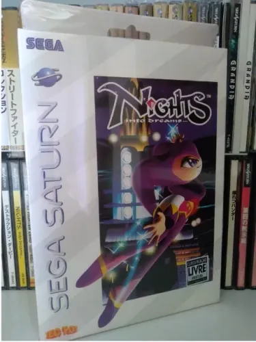 Nights novo lacrado original tectoy sega saturn