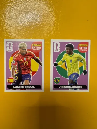 Figurinha legend Vini Jr Base + Yamal Base