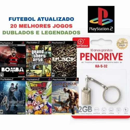 20 Jogos Playstation 2 