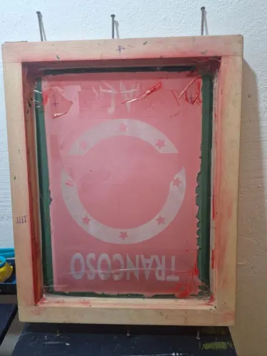 Telas de serigrafia em boas condições