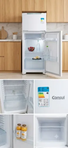 GELADEIRA CONSUL 258L + 78L de freezer congelador 
