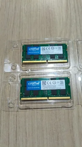 Kit Memória RAM Notebook Crucial 32GB (2x16GB) DDR4 3200MHz CL22