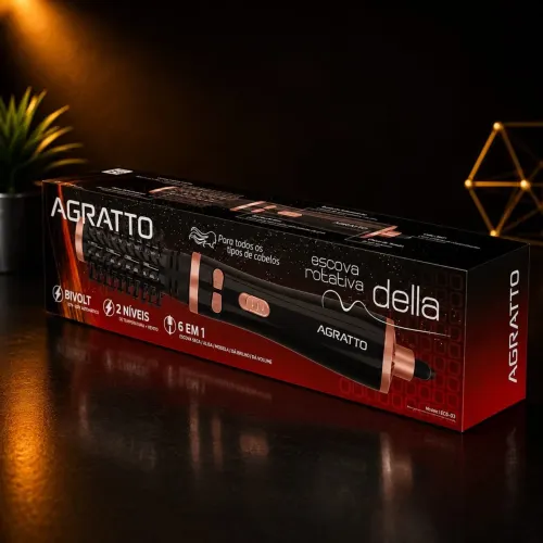 *Escova rotativa* *Agratto* 1200w 6em1