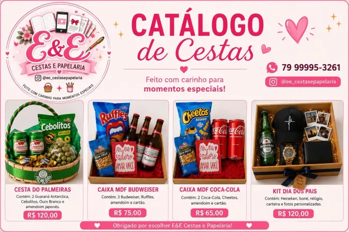Cesta personalizada dia dos pais