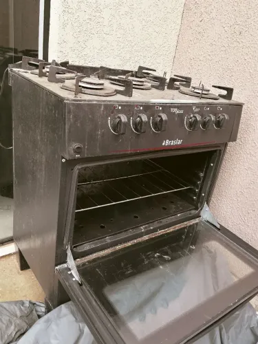 Fogão semi-novo topo tipo Cooktop com forno