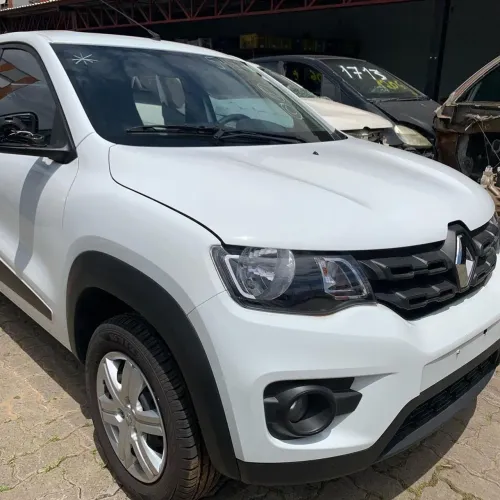 Peças Kwid 1.0 2019 Porta Farol Capo Parachoque Lanterna Tampa Airbag Motor Câmbio Bobina