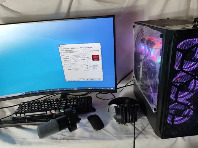 Computador gamer 64gb/ placa de video8gbl/monitor 32 polegadas tela curva /SSD+HD