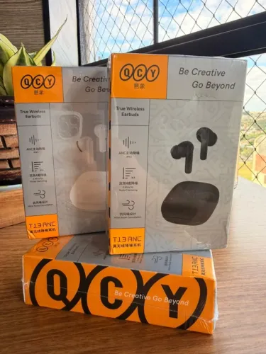 PROMOÇÃO - Fone QCY T13 ANC - (NOVO/LACRADO)