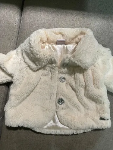 Casaco de luxo para bebê menina