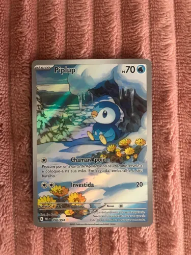 Piplup 098/094 Art Rare - Destinos de Paldea PT-BR NM