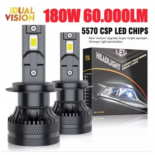 Kit Farol LED H11 - 600% Mais Brilho - 60.000LM 6000K 