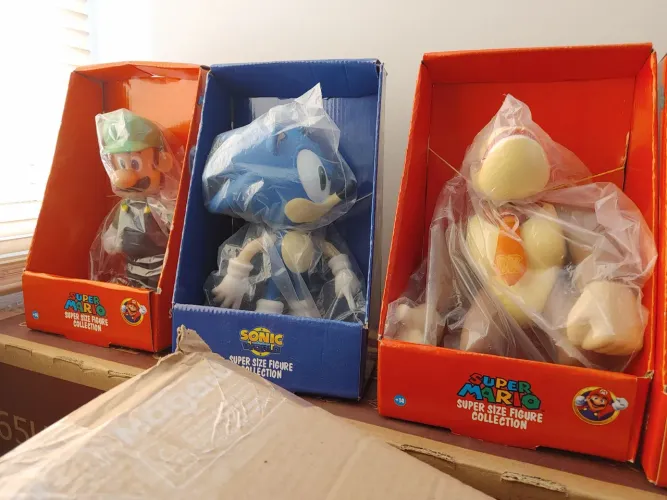 Bonecos Grandes 23cm / Super Mario Collection Original
